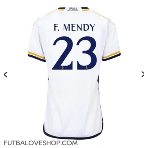 Dres Real Madrid Ferland Mendy #23 Domáci pre Ženy 2023-24 Krátky Rukáv